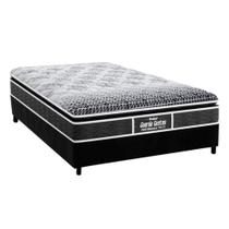 Cama Box Casal: Colchão Ortopédico Probel D28/EP Guarda Costas Prómiddle Plus + Base CRC Suede Black(138x188)