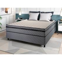 Cama Box Casal com Base Sommier 138x188x64cm Fenix Special
