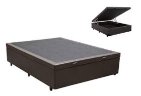 Cama Box Casal com Baú Sintético, RC