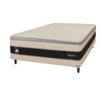 Cama Box Casal Conjugada Bonno Safira com Pillow Top 138x188x66cm Cama Box Casal Conjugada Bonno Safira com Pillow Top 138x188x66cm