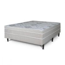 Cama Box Casal Conjugada Golden 138x188x37cm Bege Hellen Bege