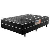 Cama Box Casal Conjugada Granada espuma D28 138x188 Umaflex - Preto