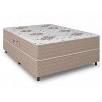 Cama Box Casal Conjugada Ortopédico Alpha Espuma 138x188x52cm Bege / Branco Hellen Cama Box Casal Conjugada Ortopédico Alpha Espuma 138x188x52cm Bege / Branco Hellen