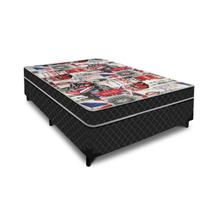 Cama Box Casal Conjugada Ortopédico London 188x138x43 - D10PLUS