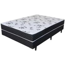 Cama Box Casal Conjugado Espuma Ortopédica Selado 138x188 Cor Preto Cama Box Casal Conjugado Espuma Ortopédica Selado 138x188 Cor Preto