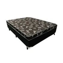 Cama Box Casal Conjugado Ortopédico Sleep Black 138x188x53
