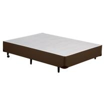 Cama Box CASAL Corano Marrom Universal - 128x188