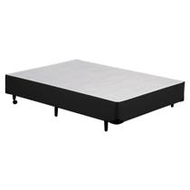 Cama Box CASAL Corano Preto - 138x188