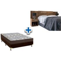 Cama Box Casal CRC + Colchão D45 ISO 150 Ortobom + Cabeceira Plus Demolição Cama Box Casal CRC + Colchão D45 ISO 150 Ortobom + Cabeceira Plus Demolição