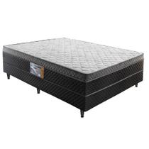 Cama Box Casal D33 Ortopédico Rondoconfort Cinza - Rondomóveis Cama Box Casal D33 Ortopédico Rondoconfort Cinza - Rondomóveis