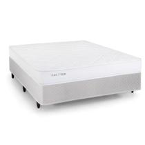 Cama Box Casal Desmontável Sonarie, Espuma D28, Jacquard Off White, 64x138x188 cm Cama Box Casal Desmontável Sonarie, Espuma D28, Jacquard Off White, 64x138x188 cm