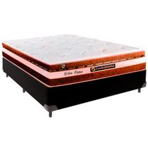 Cama Box Casal e Colchão Esplendor Molas Ensacadas Luckspuma Preto Cama Box Casal e Colchão Esplendor Molas Ensacadas Luckspuma Preto