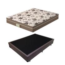 Cama Box Casal e Colchão Style Molas Ensacadas Probel Marrom Cama Box Casal e Colchão Style Molas Ensacadas Probel Marrom