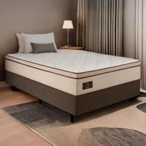 Cama Box Casal Gazin Londres Molas Ensacadas Soft Pillow 138x188cm