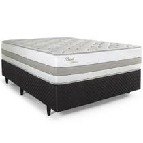 Cama Box Casal Herval Basel, 73x138x188 cm, Molas Ensacadas Cama Box Casal Herval Basel, 73x138x188 cm, Molas Ensacadas