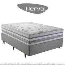 Cama Box Casal Herval Detroit, Molas Maxspring, 138 cm