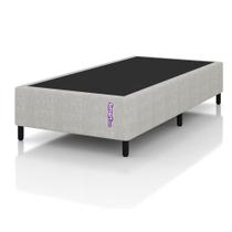Cama Box Casal Jaquard Cayambe Bege 88x188x25 cm Smartz