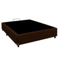 Cama Box Casal Marrom Nature 138x188