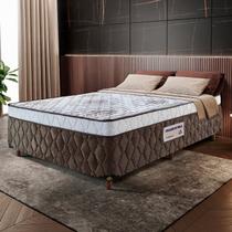 Cama Box Casal Molas Ensacadas 100% Poliéster 188x138 Plennus América Colchões Cama Box Casal Molas Ensacadas 100% Poliéster 188x138 Plennus América Colchões