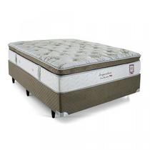 Cama Box Casal Molas Ensacadas 138x188x34cm Imperatore Eco Bamboo Verde