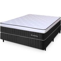 Cama Box Casal Molas Ensacadas Intermediario Firme de Pillow Espuma D45 138x188X64 BF Colchões