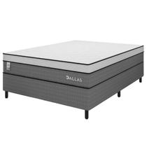 Cama Box Casal Molas Ensacadas Plumatex