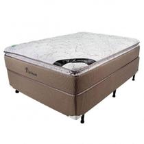 Cama Box Casal Molas Ensacadas Top Luckspuma Colchões 76x138x188cm