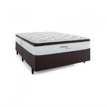 Cama Box Casal Molas Maxspring 138x188x25cm Edimburgo Branco