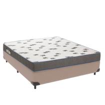 Cama Box Casal Ortobom D33 Light Bege