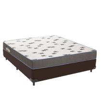 Cama Box Casal Ortobom D33 Light Marrom