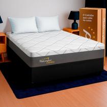 Cama Box Casal Preto + Colchão Napoles D28 PoliConfort Cama Box Casal Preto + Colchão Napoles D28 PoliConfort