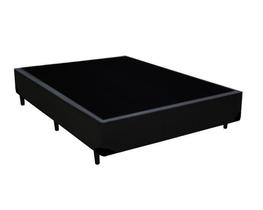 Cama Box Casal Preto Sintetico Premium 40x138x188 - FA Elegante Cama Box Casal Preto Sintetico Premium 40x138x188 - FA Elegante