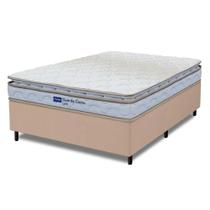 Cama Box Casal Probel Espuma D33 Pillow Top 138x188x56cm Guarda Costas Lyon Branco/bege Branco / Bege Cama Box Casal Probel Espuma D33 Pillow Top 138x188x56cm Guarda Costas Lyon Branco/bege Branco / Bege
