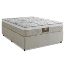 Cama Box Casal Queen Cristal Molas Ensacadas 158x198x61cm