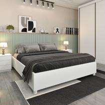 Cama Box Casal Queen Mônaco Tcil Cor:Neve Cama Box Casal Queen Mônaco Tcil Cor:Neve