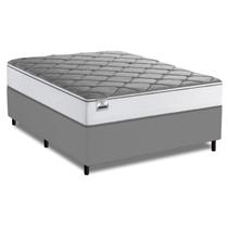 Cama Box Casal Real Max Force Softgel 138x188x65cm - Suporta até 200 kg por Pessoa Cama Box Casal Real Max Force Softgel 138x188x65cm - Suporta até 200 kg por Pessoa