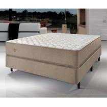 Cama Box Casal Relax Duo Comfort Molas Ensacadas Wide 70x138x188cm Bege Ecoflex Cama Box Casal Relax Duo Comfort Molas Ensacadas Wide 70x138x188cm Bege Ecoflex