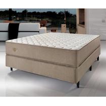 Cama Box Casal Relax Duo Confort II Molas Ensacadas 138x188x70 - Bege