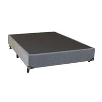 Cama Box Casal Simples Mega Colchões Chenille Chumbo - 138X188 Cama Box Casal Simples Mega Colchões Chenille Chumbo - 138X188