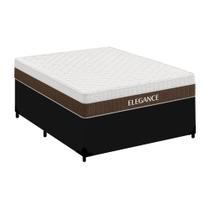 Cama Box Casal Sintético + Colchão Molas Ensacadas Royal Sleep Elegance 138cm - Suporta Até 150 Kg Por Pessoa Cama Box Casal Sintético + Colchão Molas Ensacadas Royal Sleep Elegance 138cm - Suporta Até 150 Kg Por Pessoa