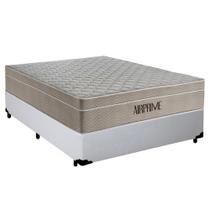 Cama Box Casal Sintético Cremil + Colchão Molas Ensacadas AirPrime 138x188x65cm Cama Box Casal Sintético Cremil + Colchão Molas Ensacadas AirPrime 138x188x65cm