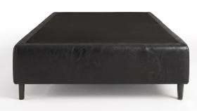 Cama Box Casal Sintetico Preto 138x188x35 - FA Elegante