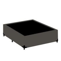 Cama Box Casal Sintético Turca Cinza 138x188x40 Cama Box Casal Sintético Turca Cinza 138x188x40