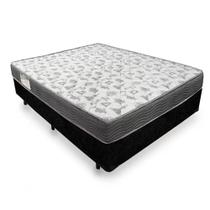 Cama Box Casal Suede + Colchão De Espuma D33 - Sereneprime - 138cm Preto Cama Box Casal Suede + Colchão De Espuma D33 - Sereneprime - 138cm Preto