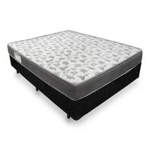 Cama Box Casal Suede + Colchão De Espuma D33 - SerenePrime - 138cm Preto Cama Box Casal Suede + Colchão De Espuma D33 - SerenePrime - 138cm Preto