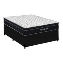 Cama Box Casal Suede + Colchão Molas Ensacadas Royal Sleep Royal Air 138x188x62 Cama Box Casal Suede + Colchão Molas Ensacadas Royal Sleep Royal Air 138x188x62