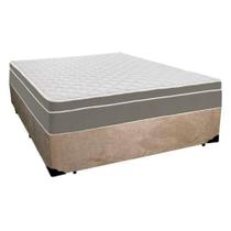 Cama Box Casal Suede + Colchão Sereneprime Molas Ensacadas 138x188x65 Cor:bege Cama Box Casal Suede + Colchão Sereneprime Molas Ensacadas 138x188x65 Cor:bege