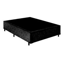 Cama Box Casal Suede Premium Reforçada 36x138x188