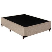 Cama Box Casal Suede Serene Bege 138x188x40