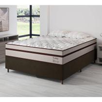 Cama Box Casal Vian Easy Classic 138x188x71cm Molas Ensacadas - Marrom Cama Box Casal Vian Easy Classic 138x188x71cm Molas Ensacadas - Marrom